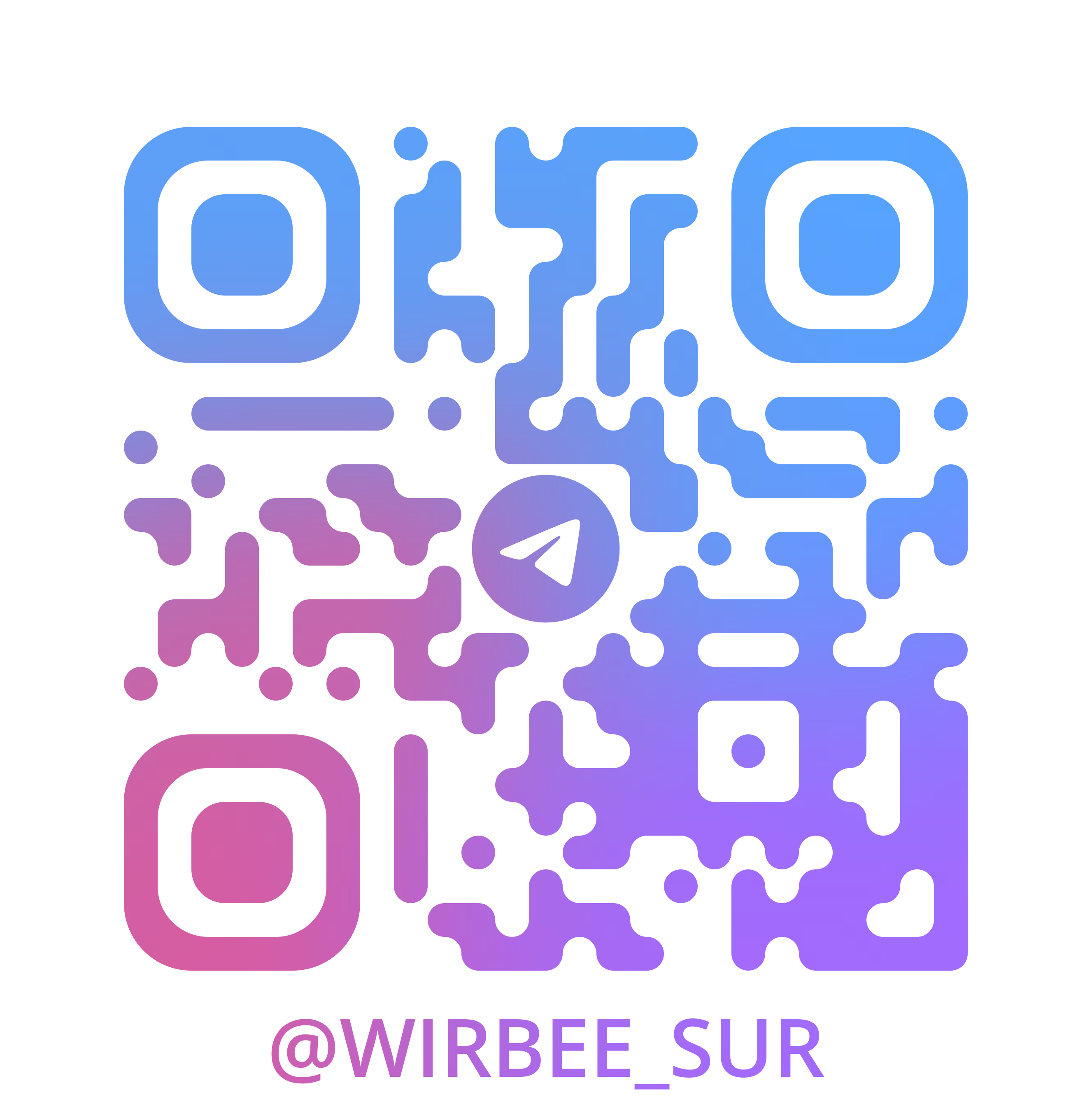 QR. https://t.me/wirbee_sur